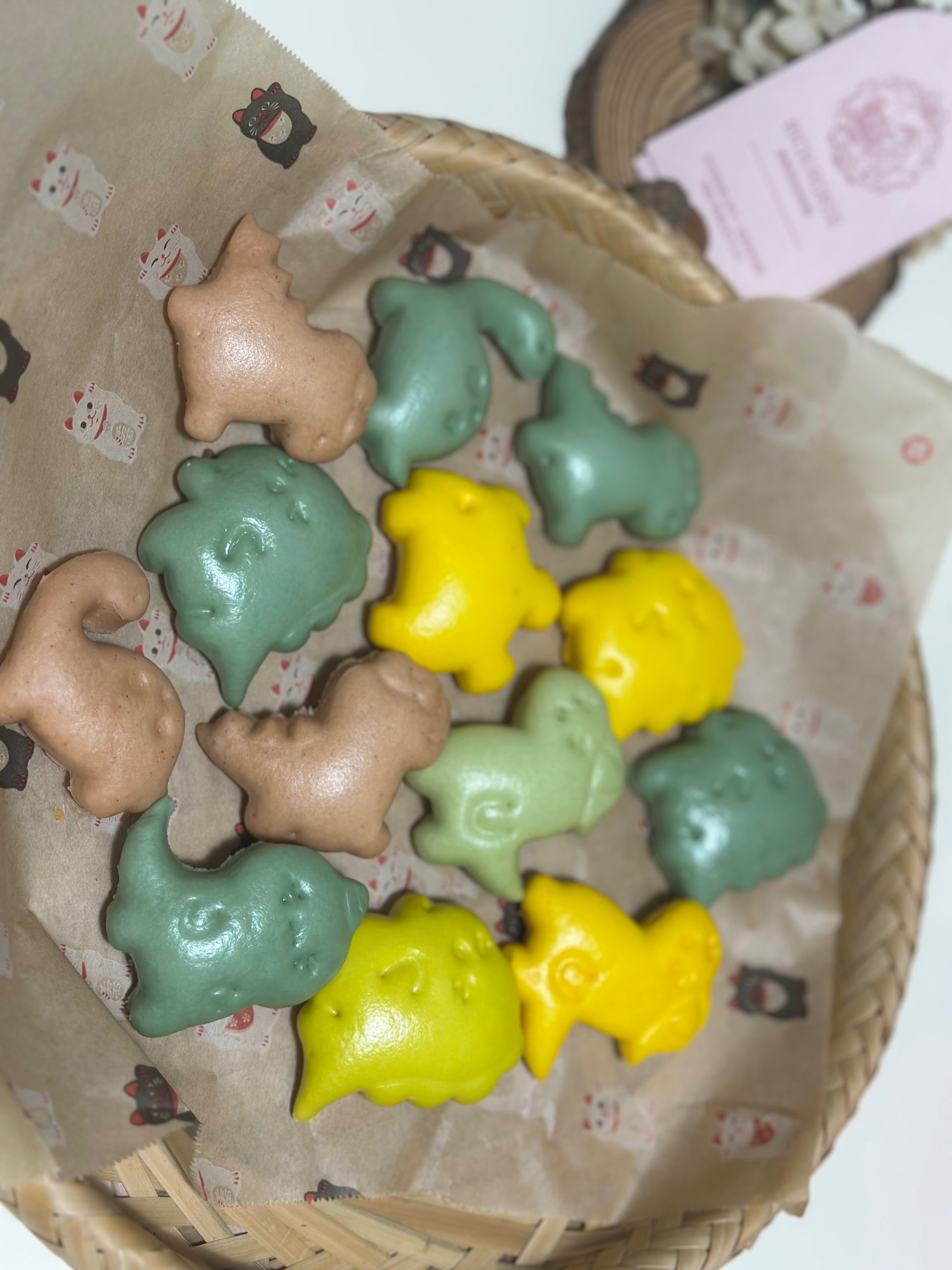 恐龍造型寶寶饅頭