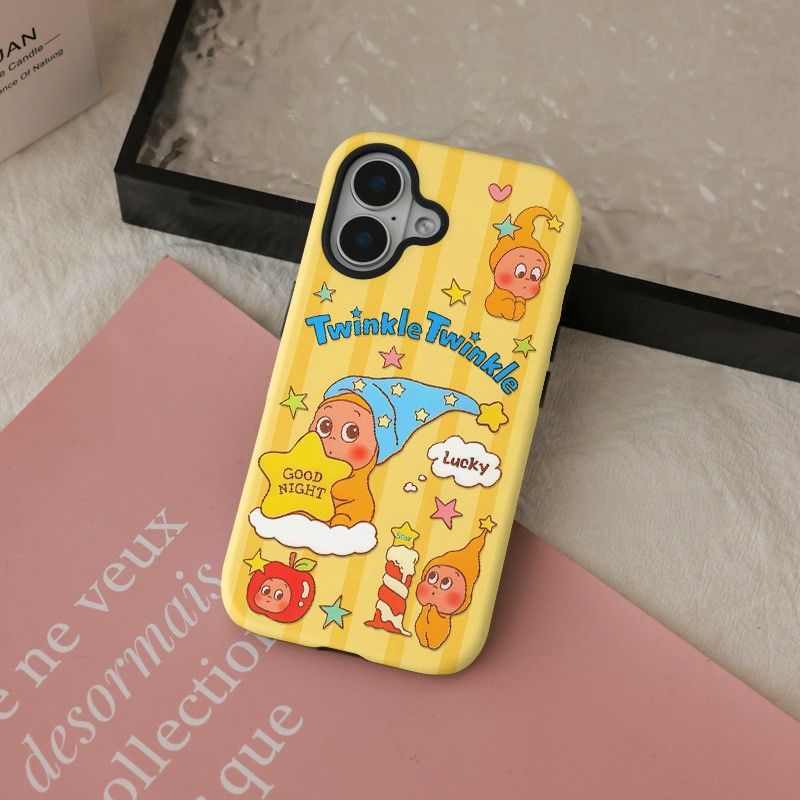 11 p.m.| 可愛晚安星星人 睡帽星星人 二合一 磁吸支架iPhone手機殼（11-17，有plus/air/16e