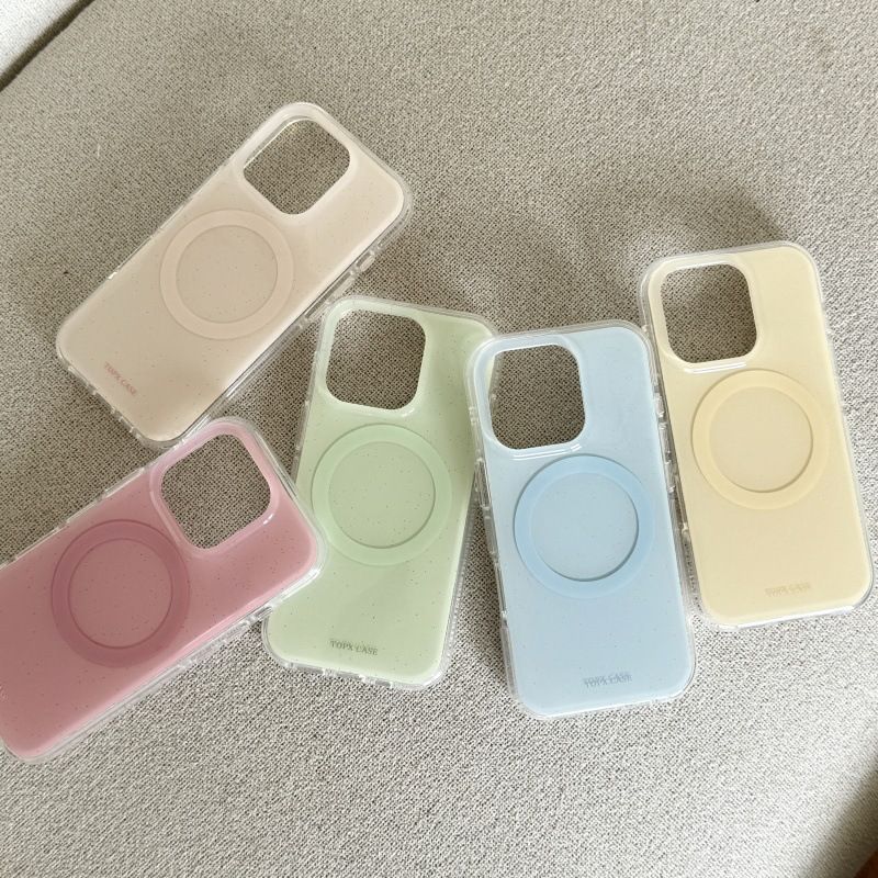 11 p.m.| 極簡質感 溫柔淡色磁吸 iPhone手機殼（14-17）