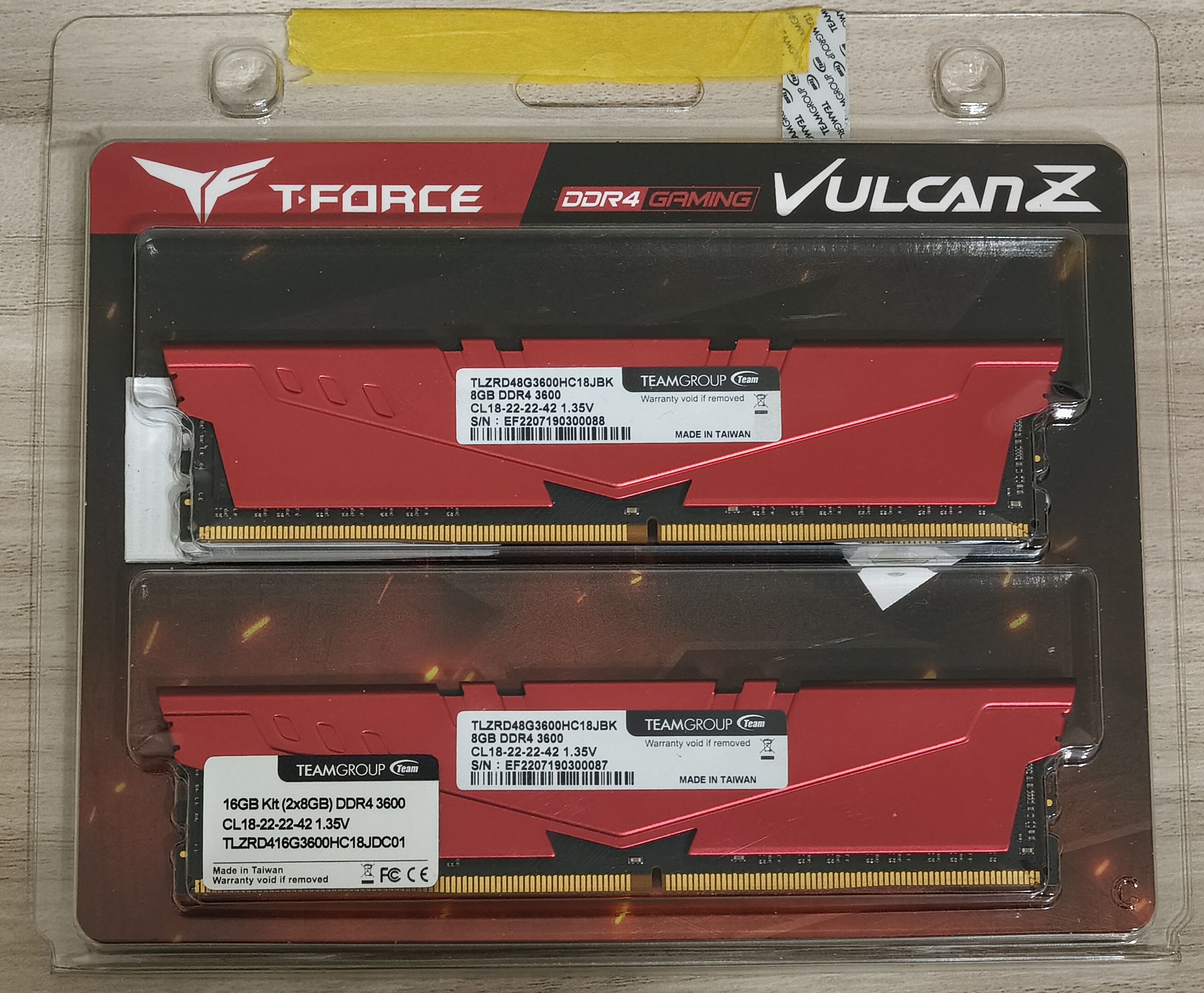 十銓 DDR4 16G套組（8G*2）