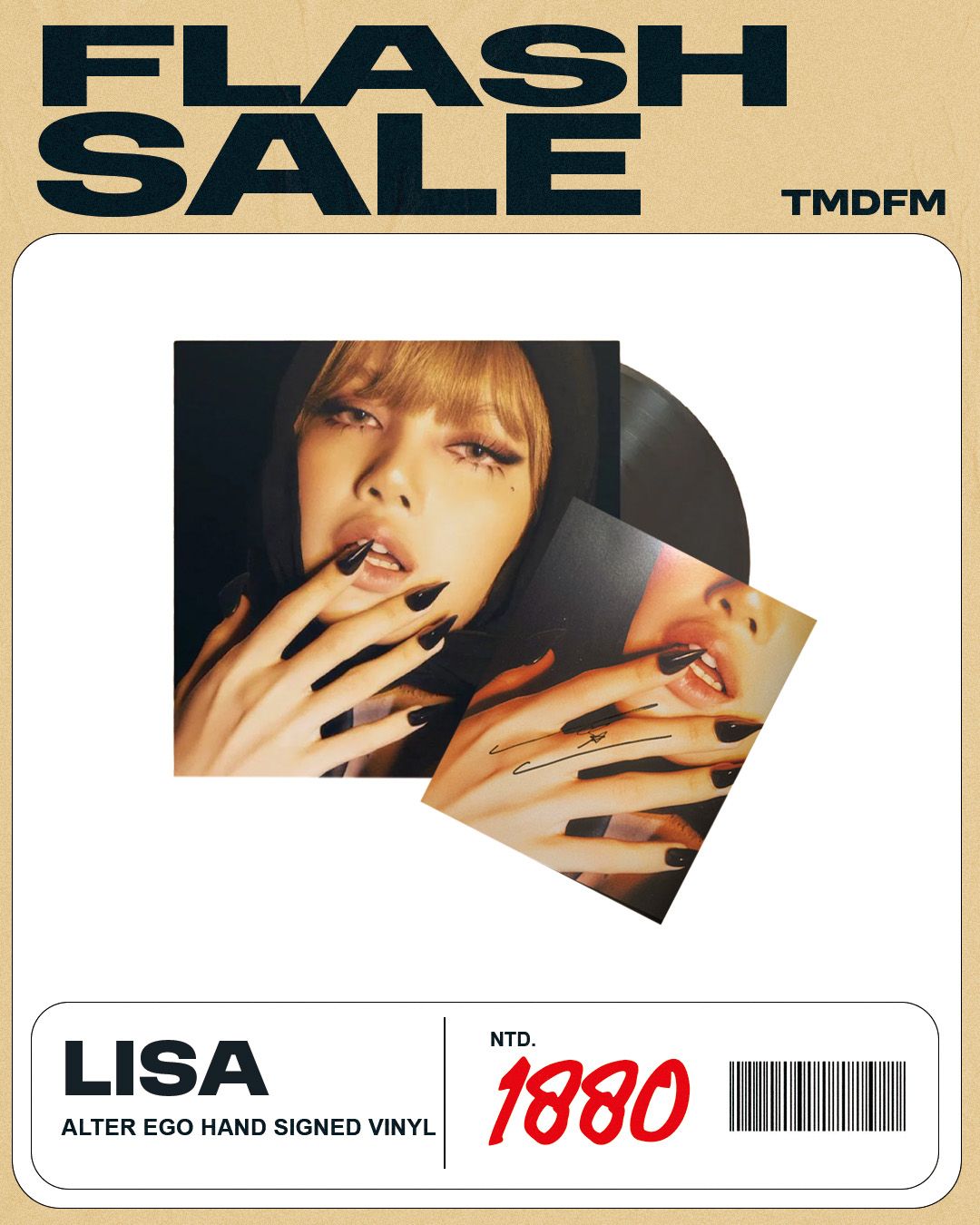 LISA【 ALTER EGO 】簽名黑膠、CD