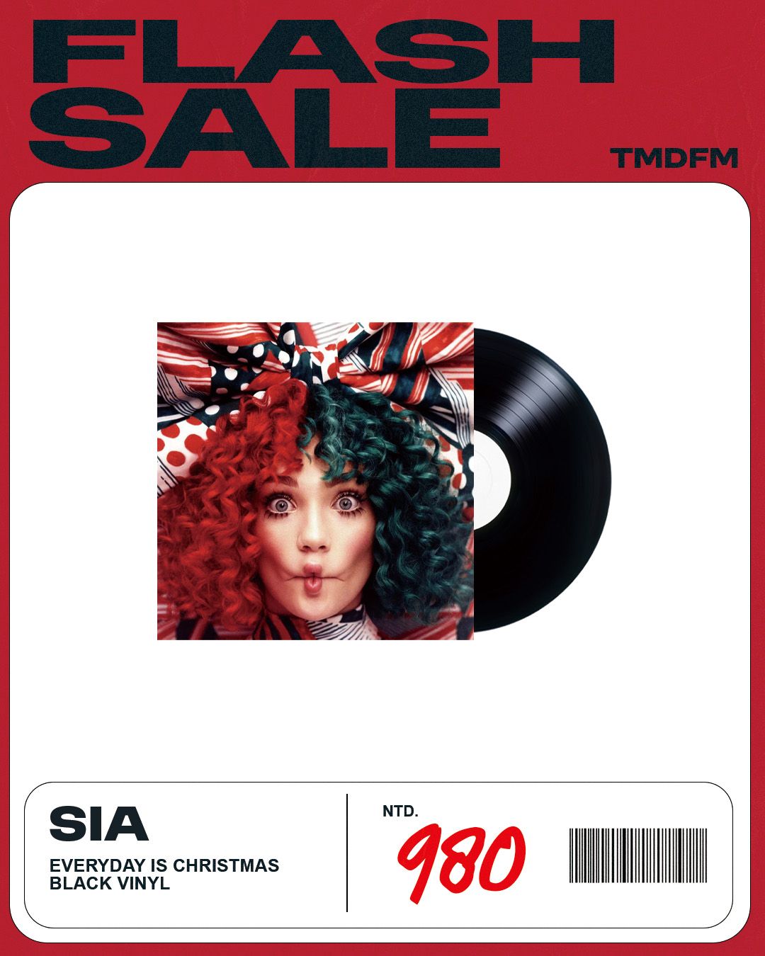 Sia【 Everyday Is Christmas 】聖誕專輯黑膠