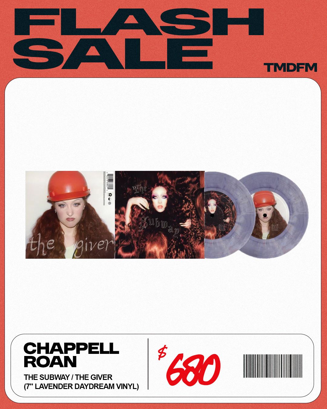 【RSD Black Friday 2025】Chappell Roan -The Subway / The Giver
