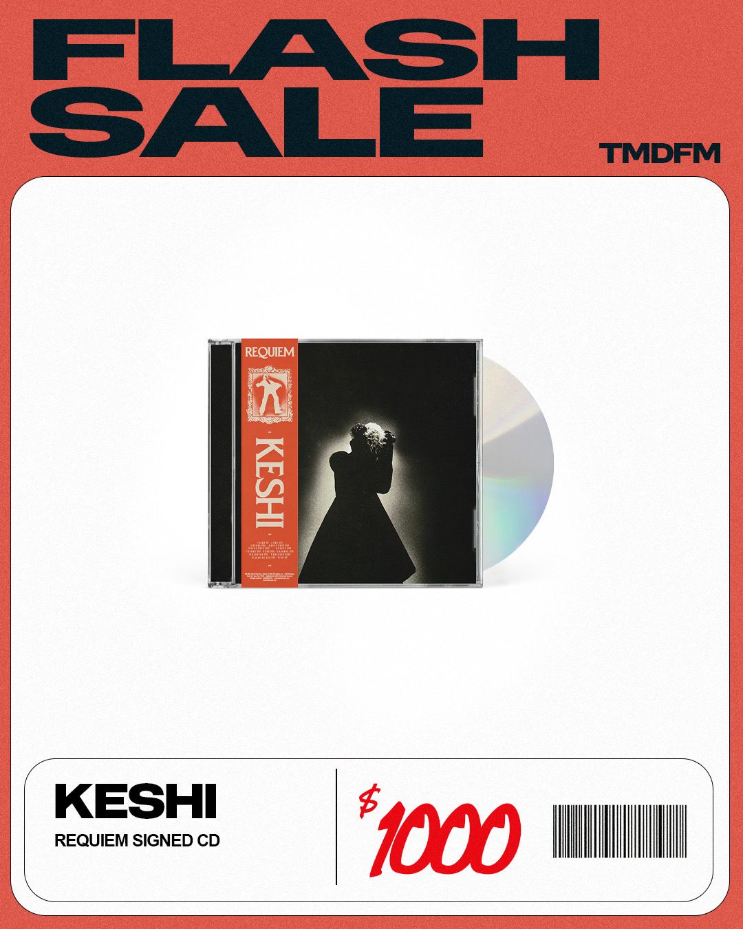 Keshi【 REQUIEM 】親筆簽名 CD