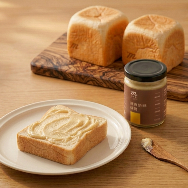 【早餐神隊友 1號餐】抹醬+小真實mini白金生吐司套組