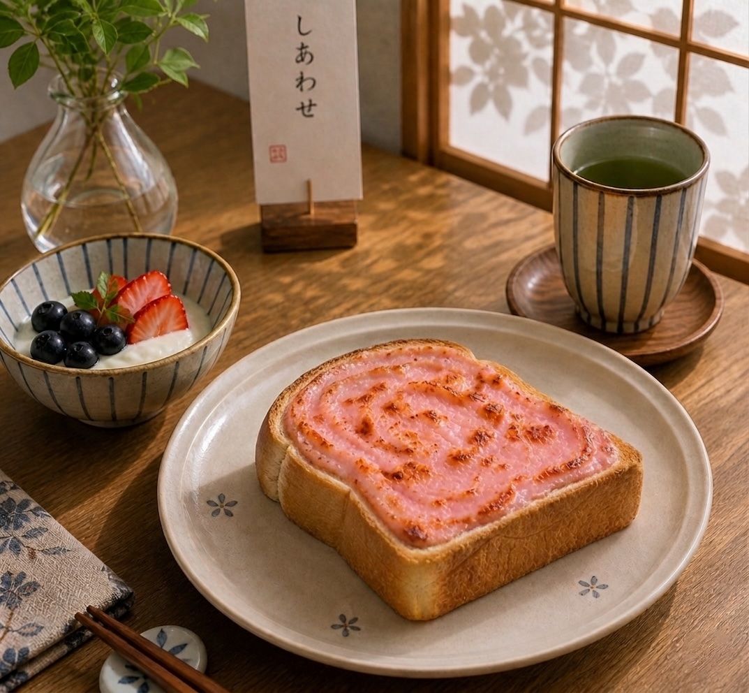 經典草莓奶酥厚切生吐司