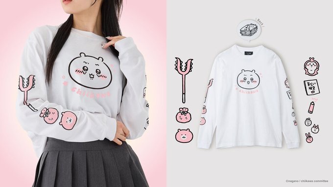 大頭款長袖T/吉伊