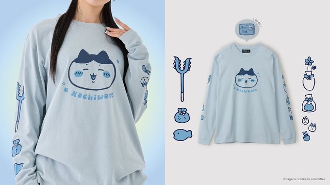 大頭款長袖T/小八