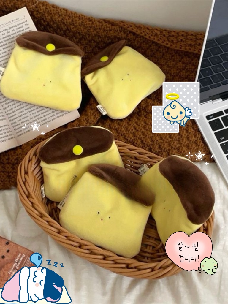 原創焦糖奶油布丁零錢包🍮