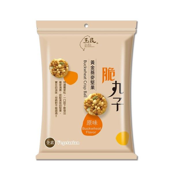 福穀樂】黃金蕎麥堅果脆丸子（全素）