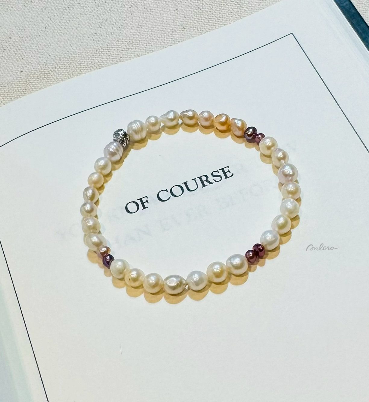 ✨手鏈✨17cm 淡水AK設計彈力手鏈