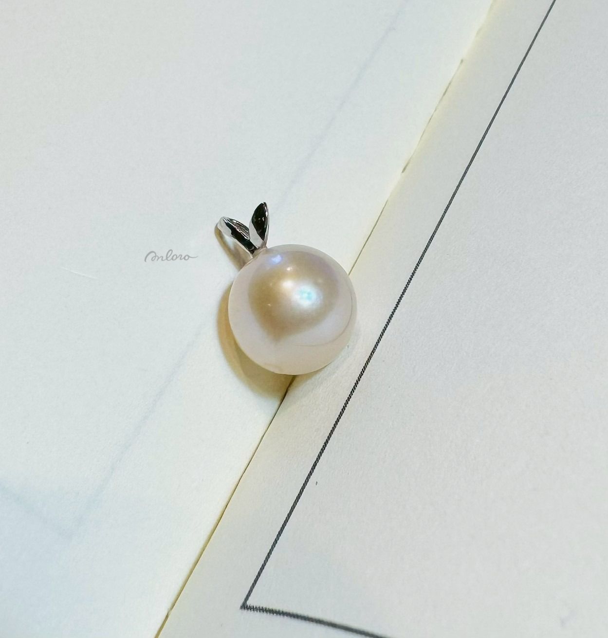 925純銀蘋果吊墜