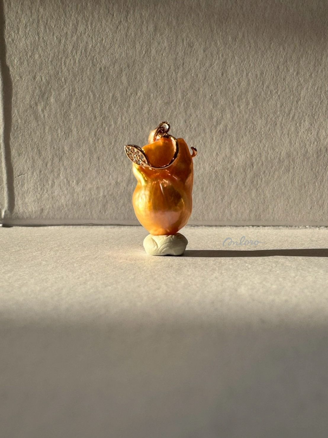 Vein of Light｜葉脈之光 巴洛克珍珠吊墜