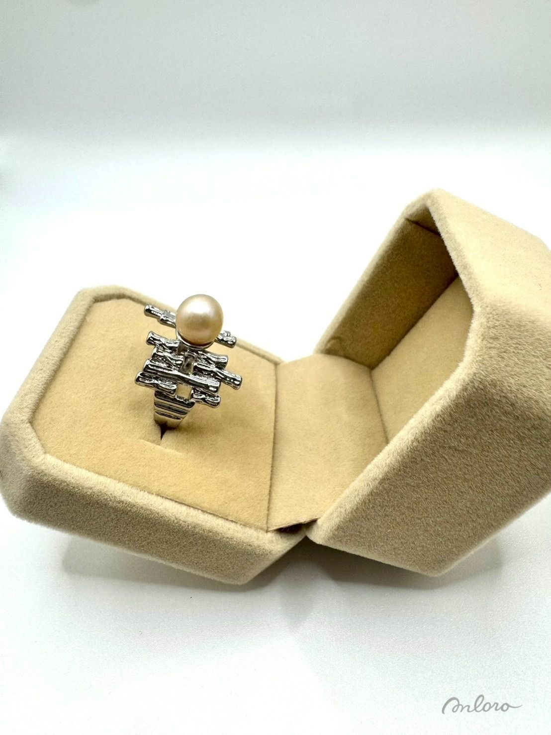 ✨Aurora Pillar Ring | 極光之柱珍珠戒指💍