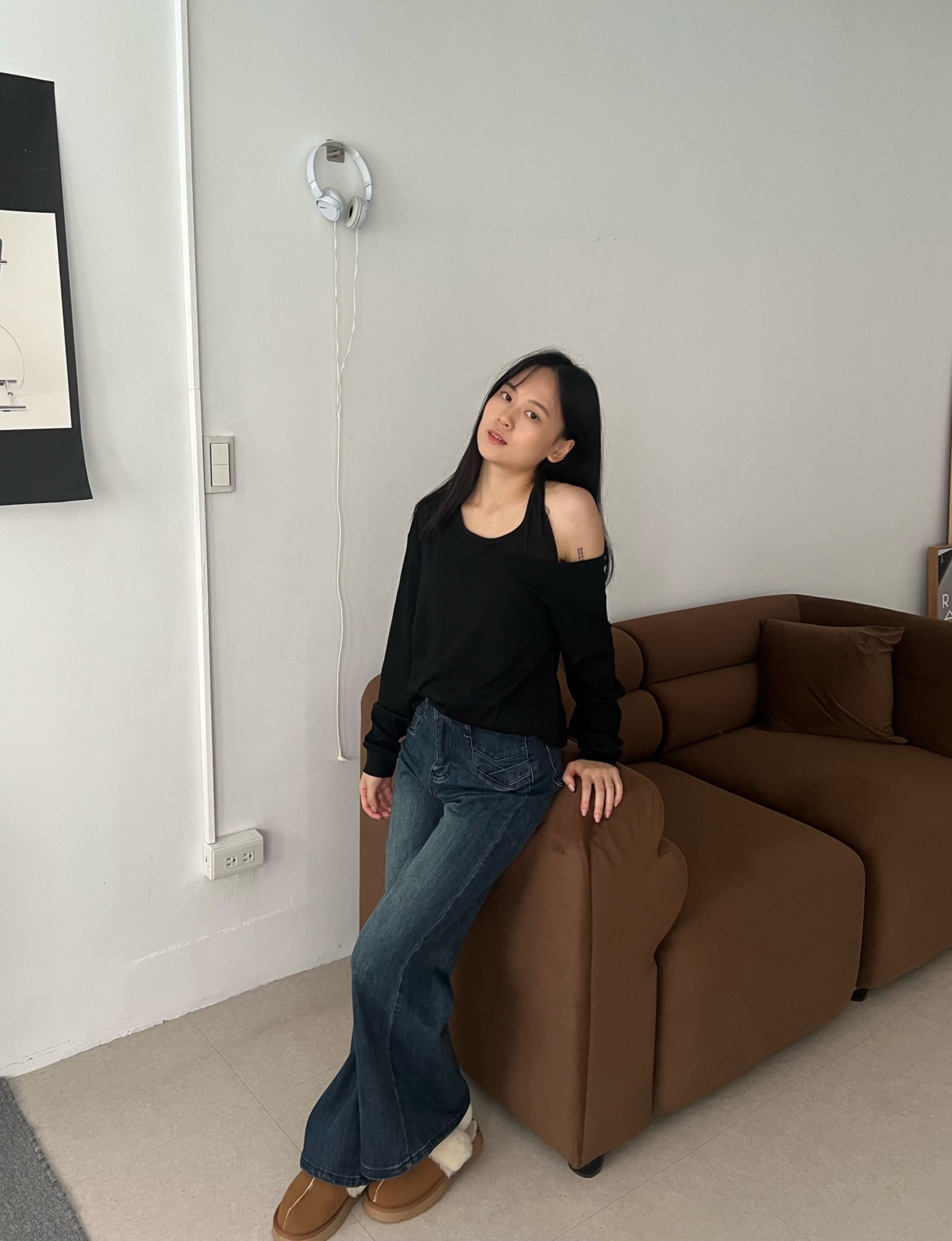 慵懶風掛脖假兩件