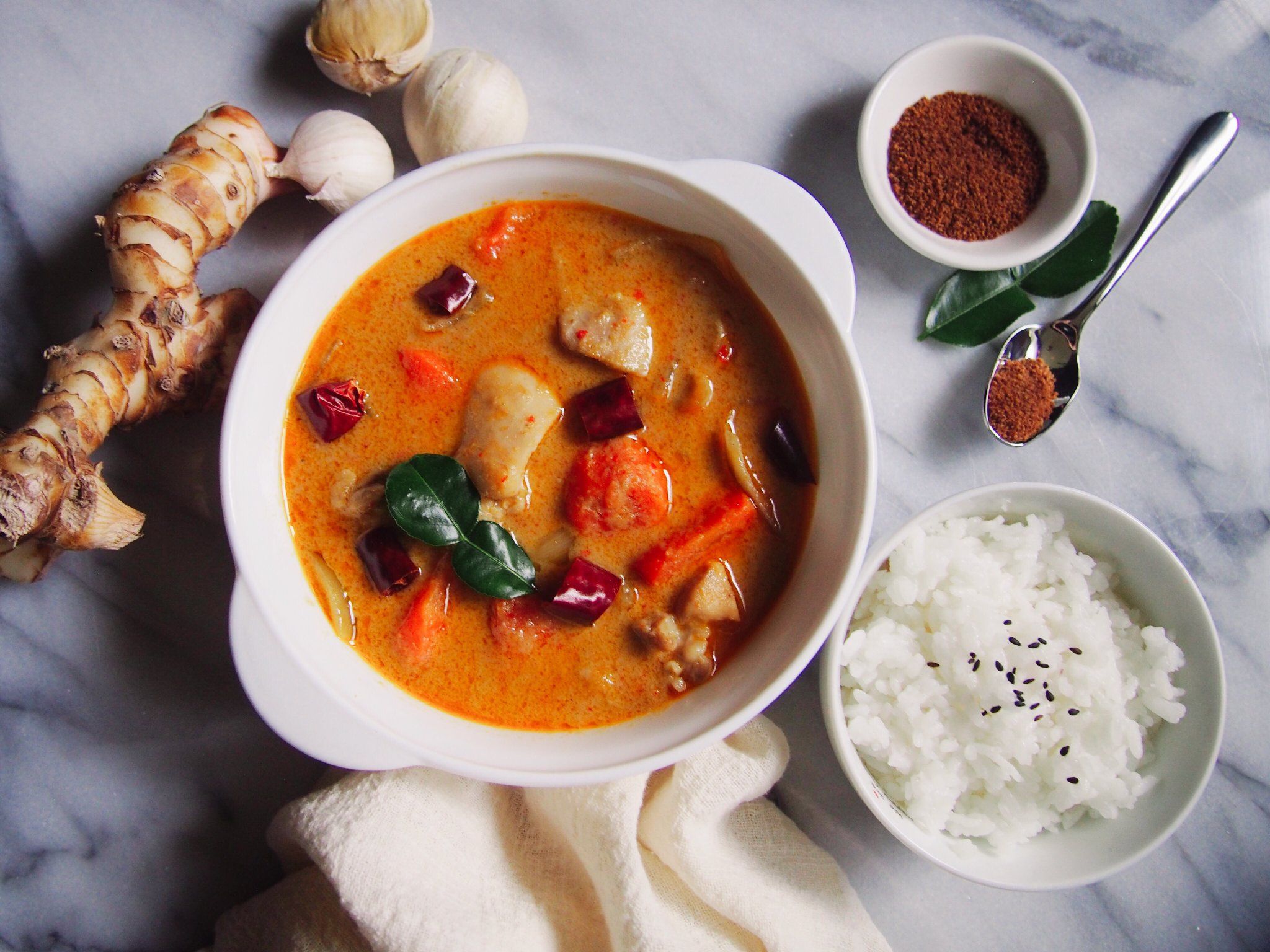 泰式手工香辣紅咖哩醬底