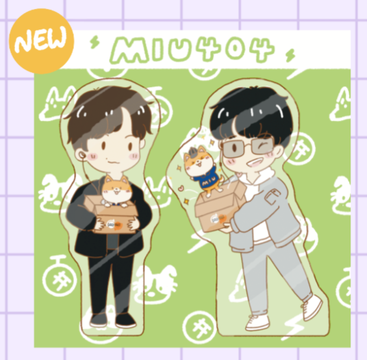 【二創】MIU404 伊吹志摩壓克力飯友立牌｜贈特典警察汪汪貼紙