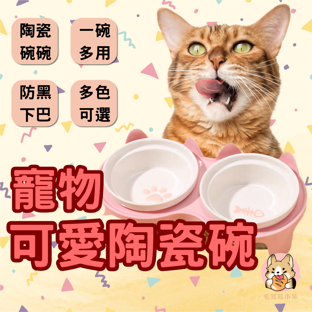 【寵物碗最低價🔥】🚀護頸舒養餐桌 貓咪碗架 寵物碗 寵物碗 寵物碗架 貓碗 塑膠碗架 陶瓷碗 碗 狗碗
