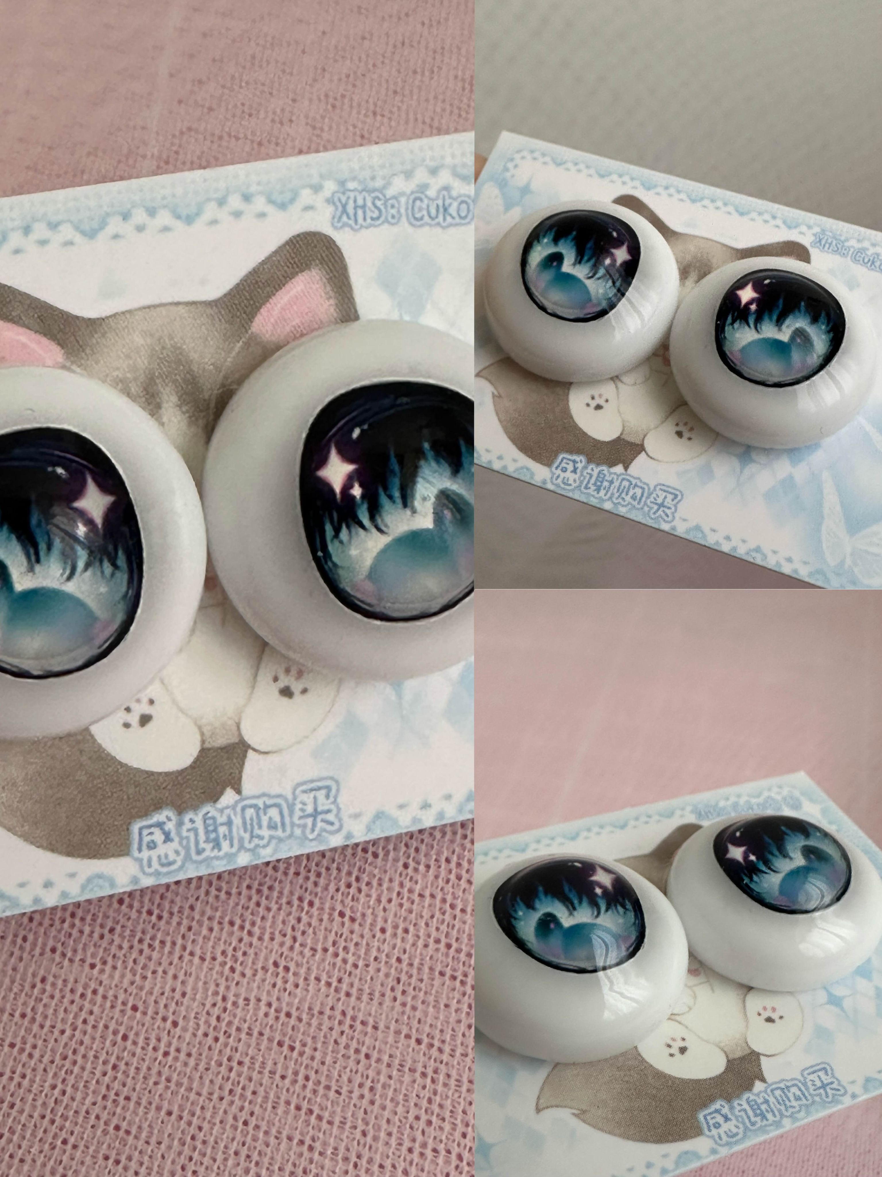 眼珠區（默認微瑕）看好尺寸再下單（*´∀`）~♥