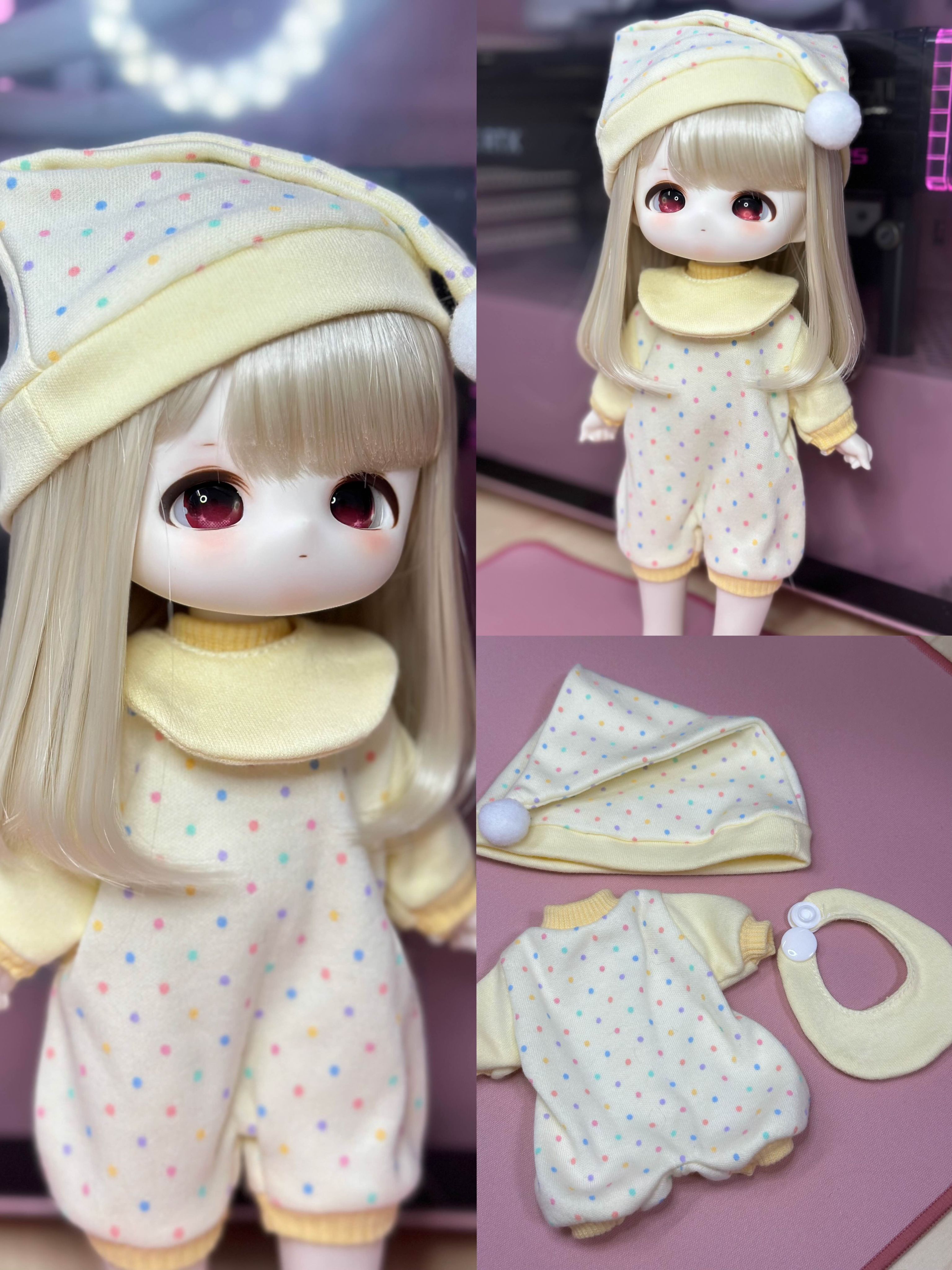 六分BJD相關閒置物（實拍圖可參考.默認有使用痕跡）試穿參考 大力力小六+23頭圍