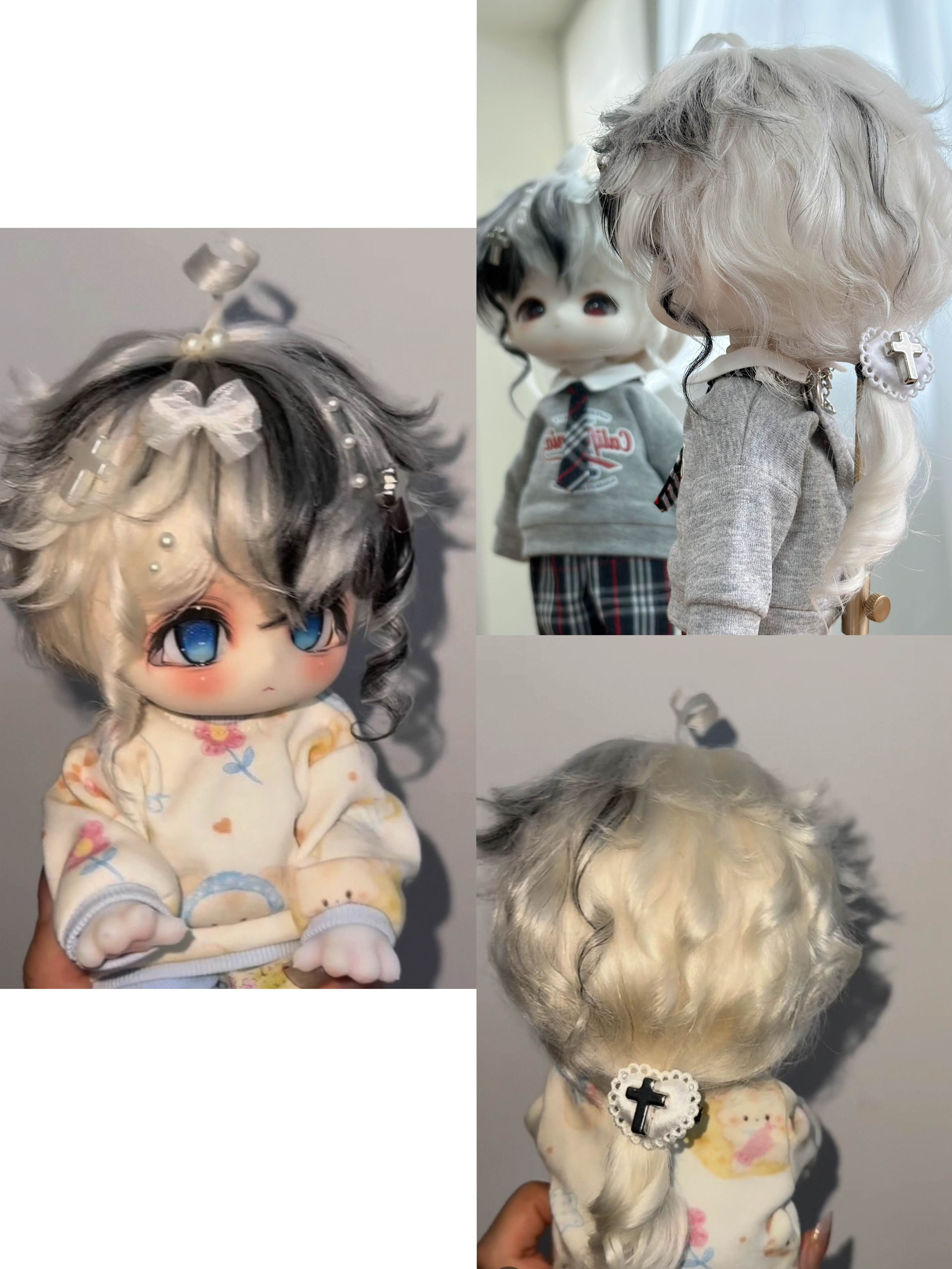 三分假髮2區（實拍+直播截圖自己參考一下 ＂全部默認有試戴過＂ ） h價轉售、取貨慢會封鎖 運輸過程難免會亂需打理