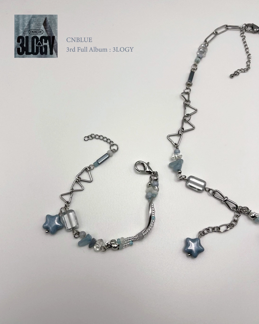 CNBLUE專輯手鍊┃3LOGY 灰藍風格