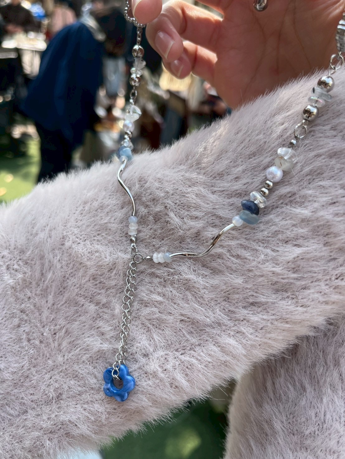 ❬ 預購 ❭ 兩戴款┃藍色小花