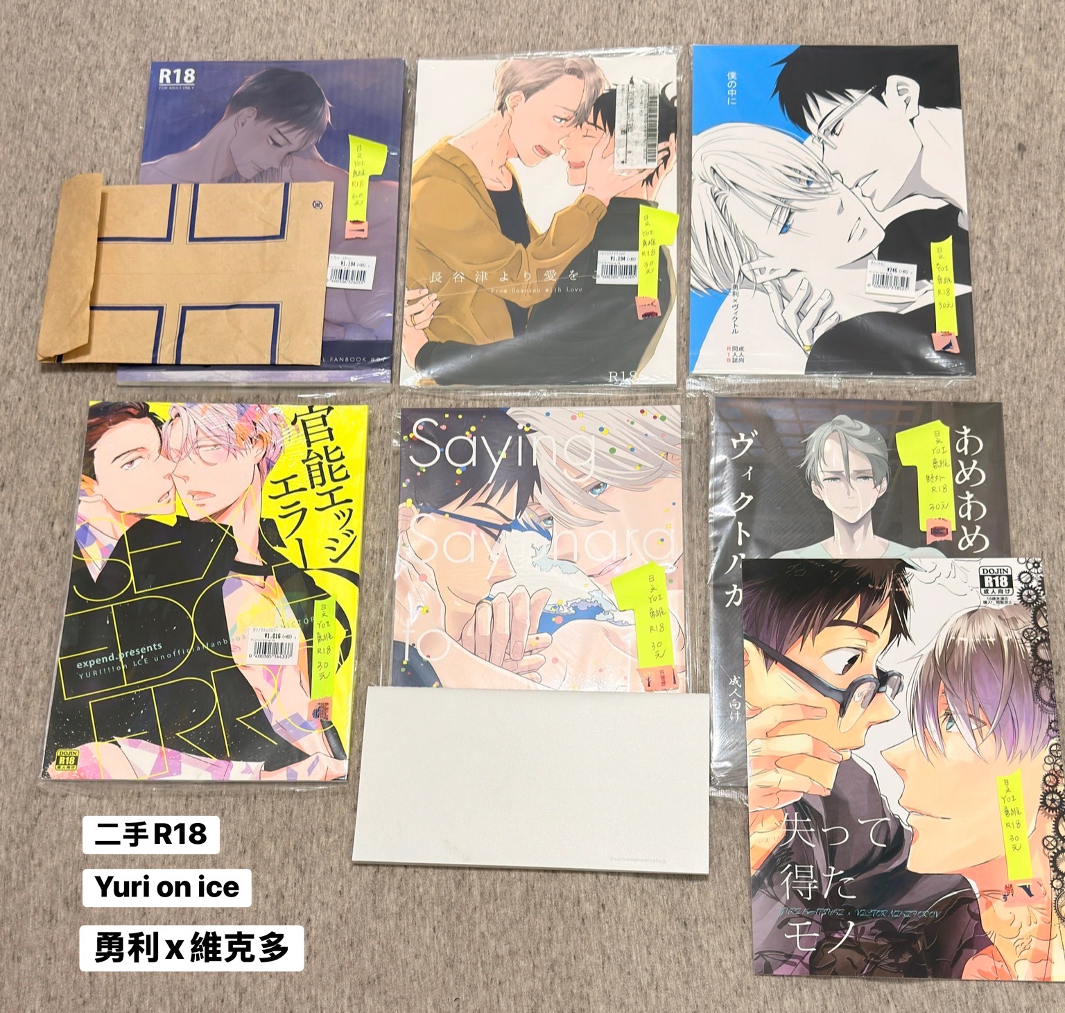 二手BL_Yuri on ice 勇維 同人漫畫
