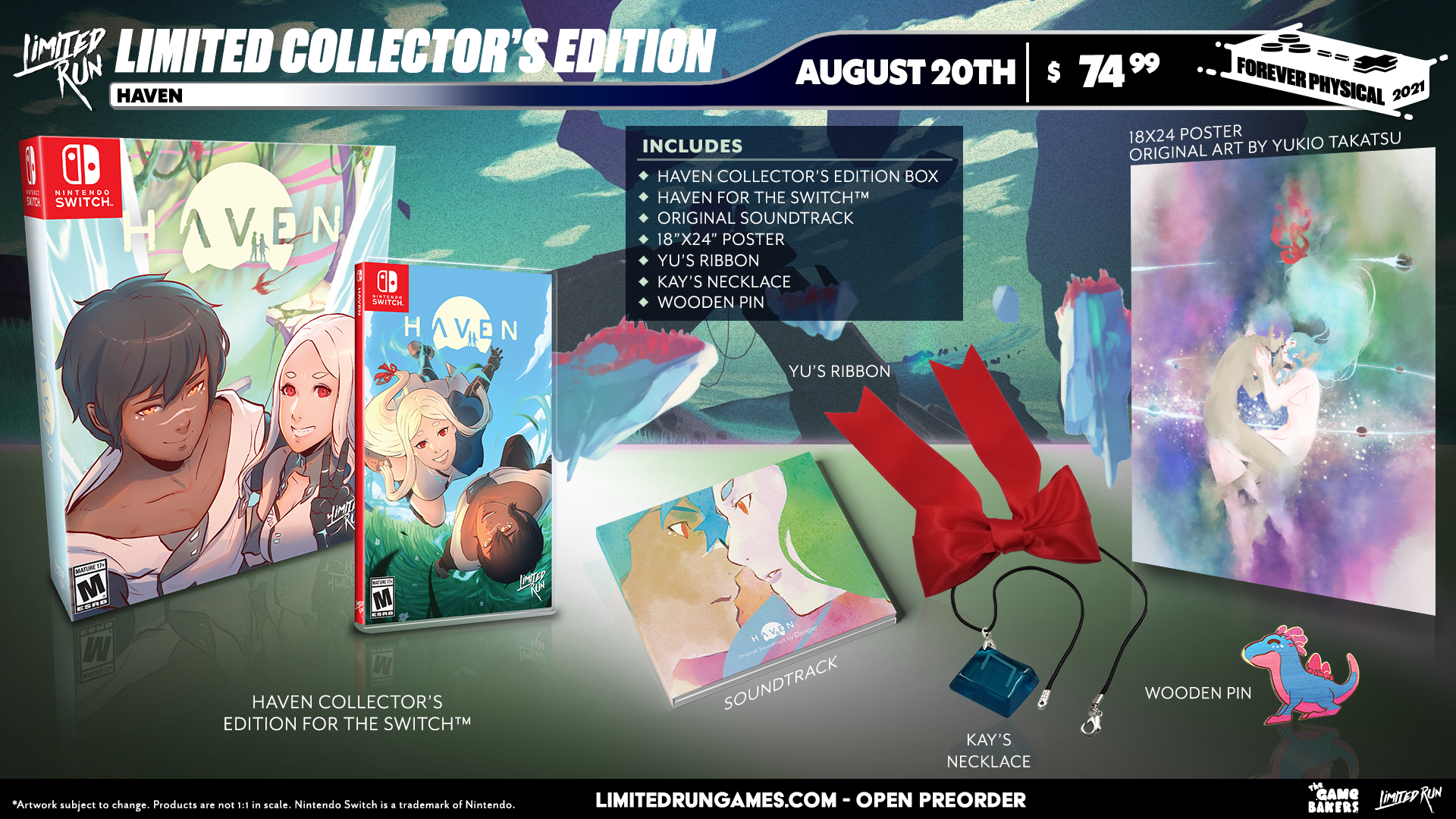 Haven collector’s edition NS Switch