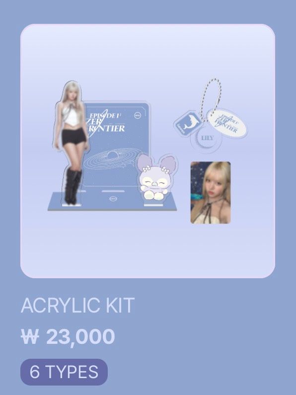 壓克力立牌小卡組