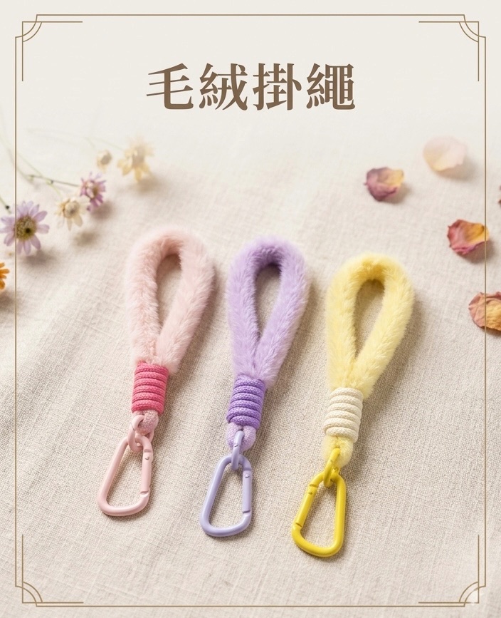 絨毛吊繩（有需要換吊扣請下單這邊）