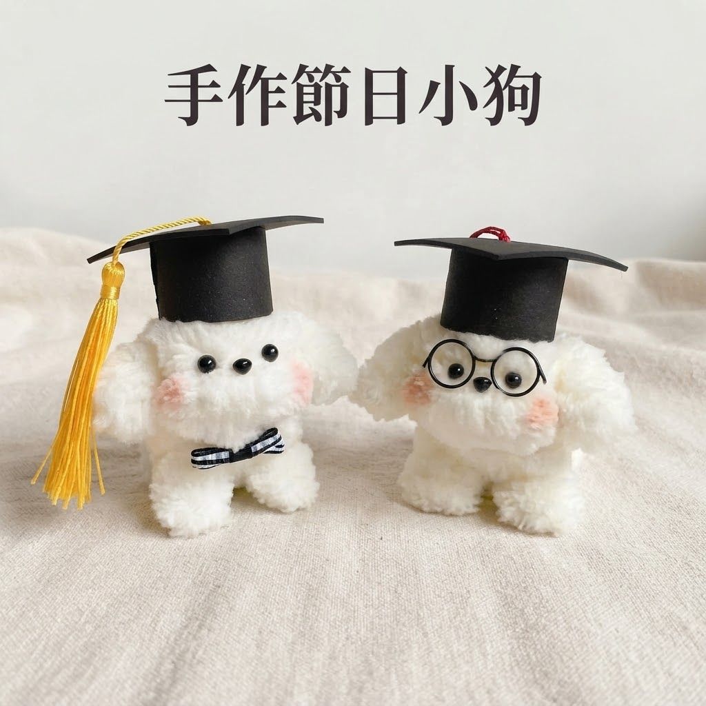 手作節日小狗（每個都會加吊飾！請往下滑到下面選吊飾顏色！有想換吊飾顏色也可以直接下單做更換）