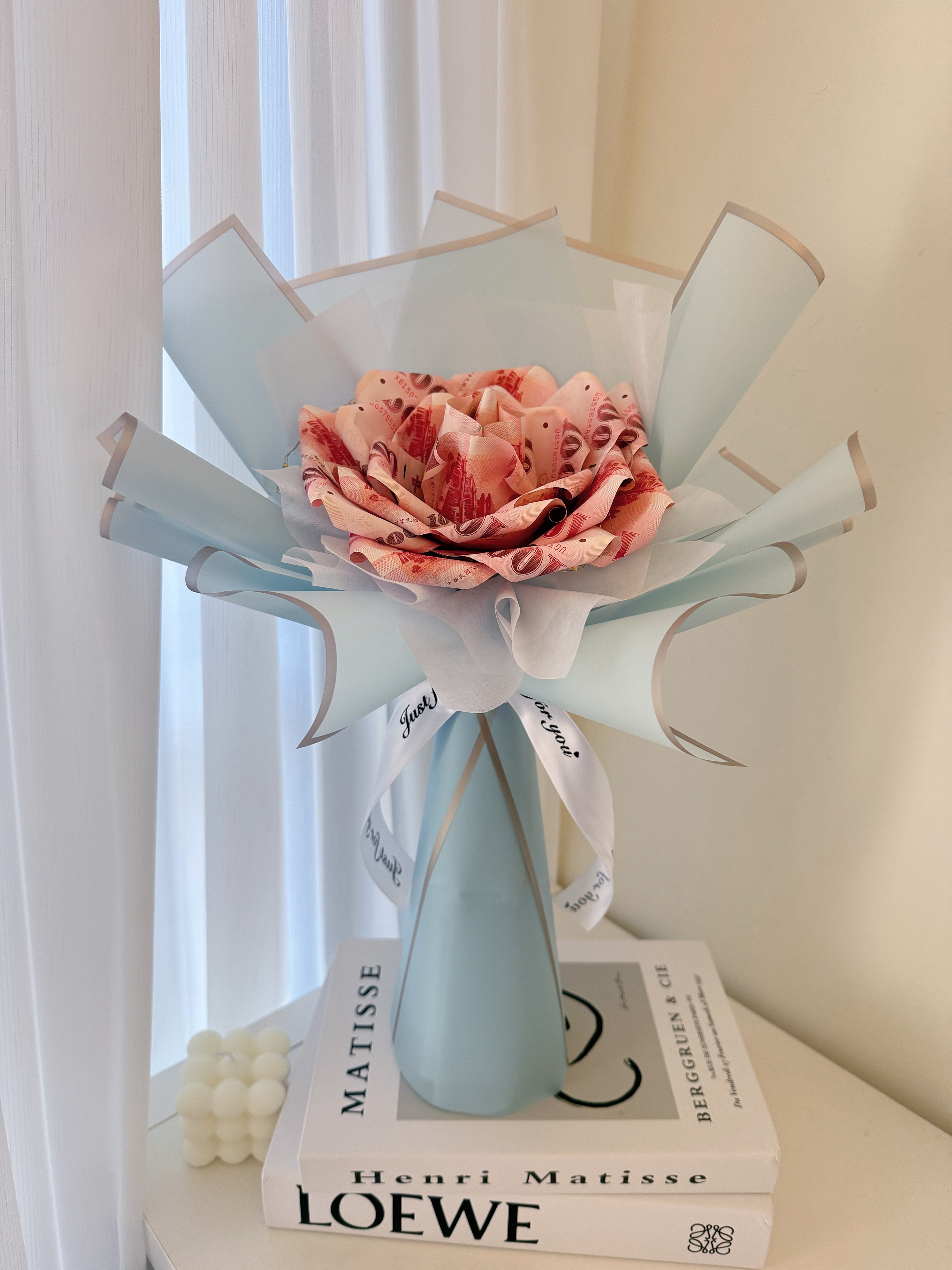 真鈔1200✅包裝多色可選✅可急單/鈔票花/有錢花束/真鈔花/現金花/花禮/情人節花束/母親節禮物/生日禮物