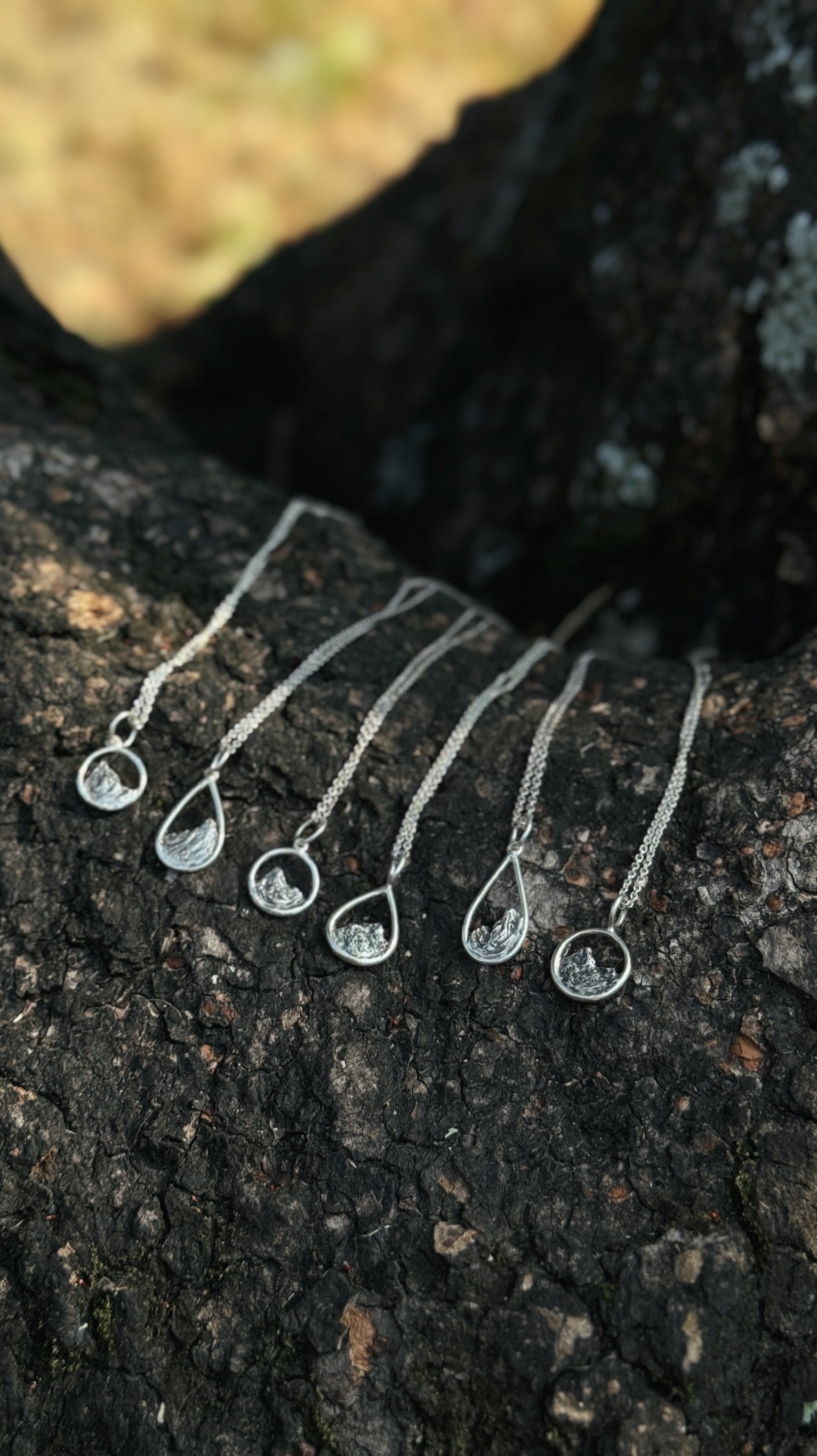 心中的那座山·純銀項鏈