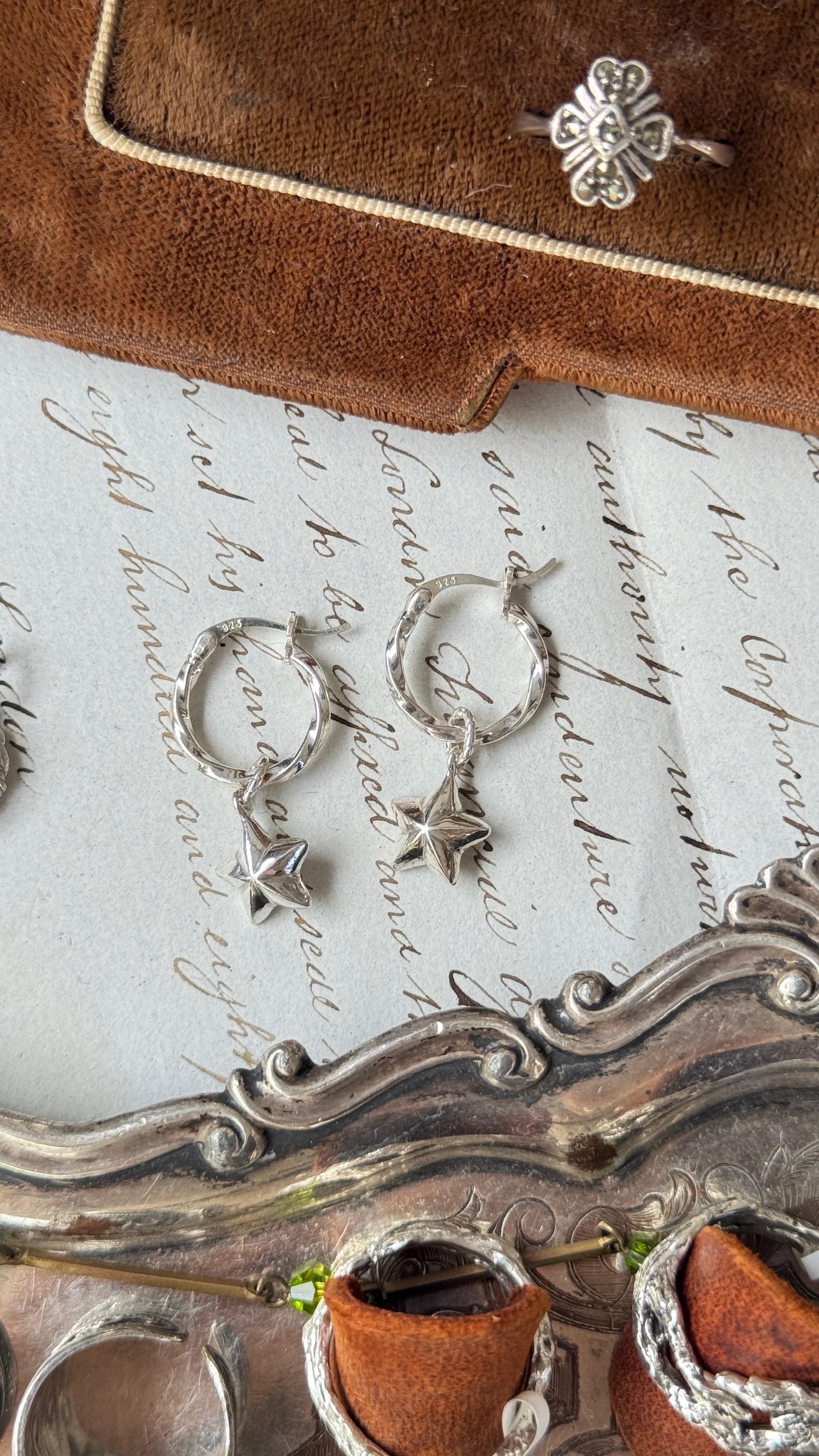 許願星耳圈（吊墜可拆卸）