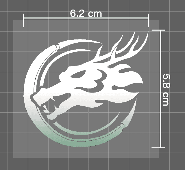 Logo強黏 水晶轉印貼