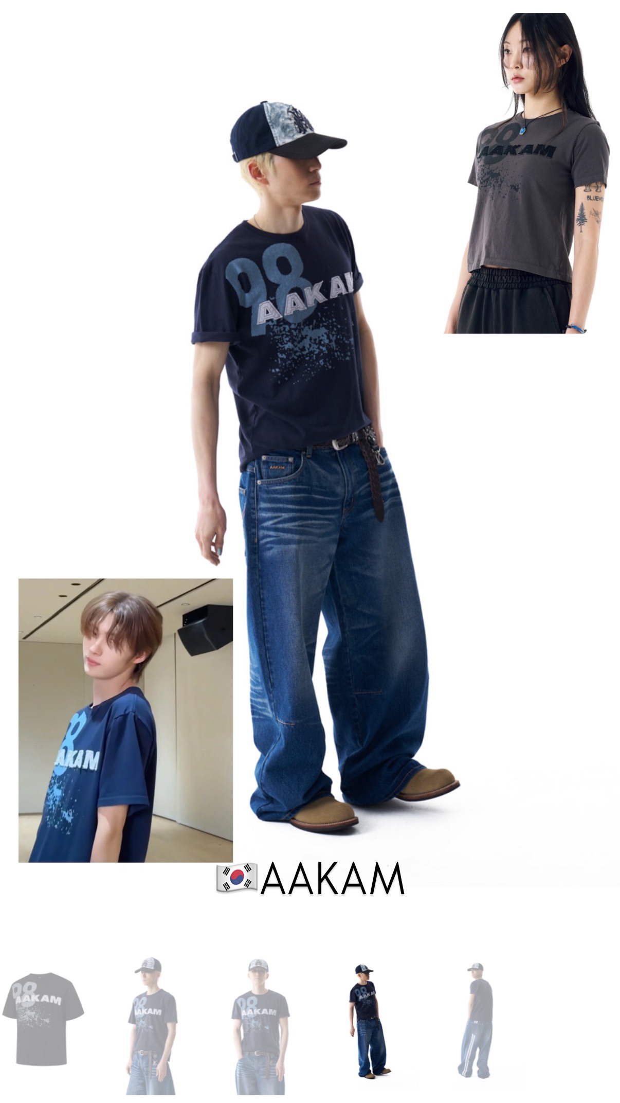 TWS英宰同款🇰🇷 AAKAM 短袖