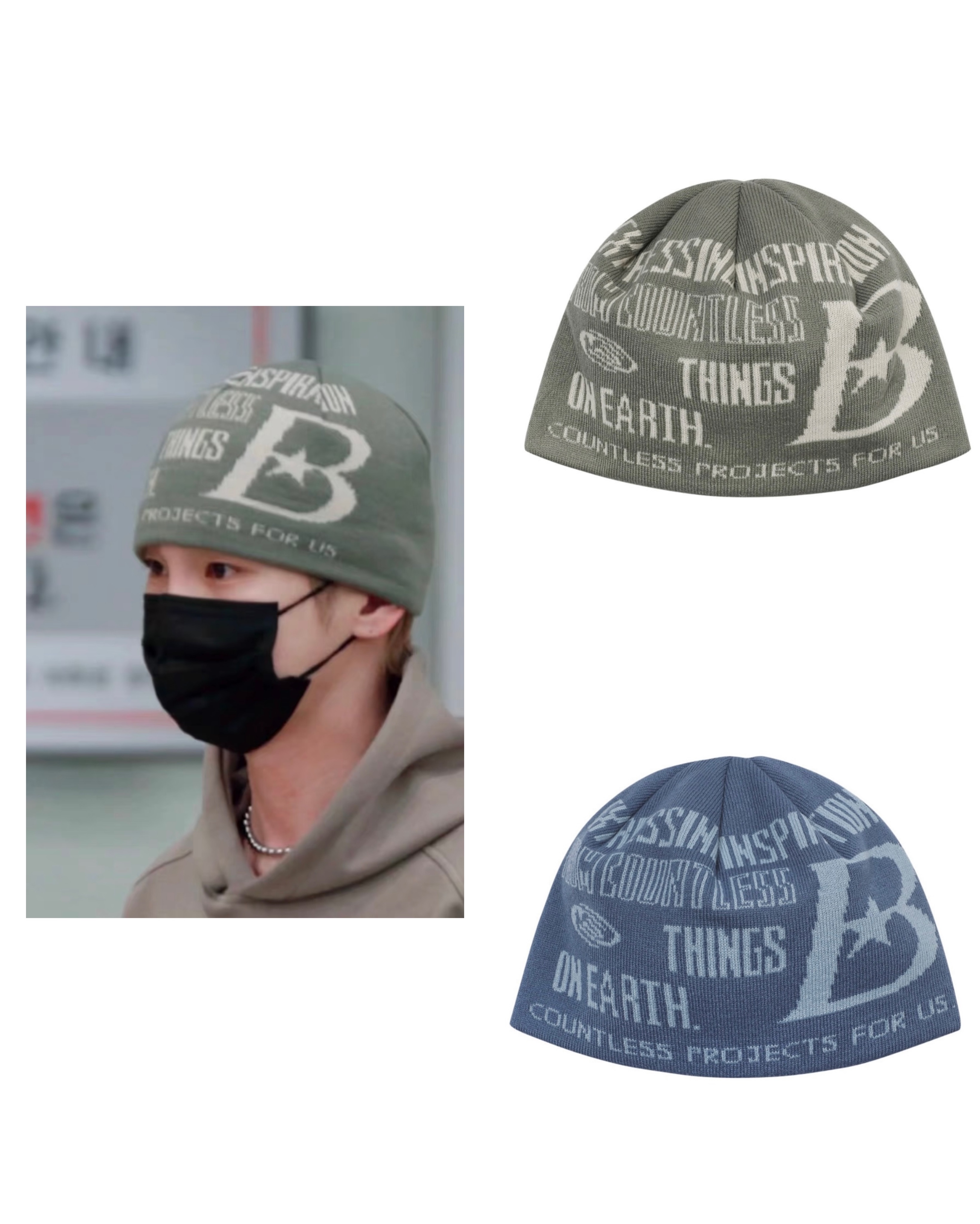 Key 同款🇰🇷BAUF 毛帽