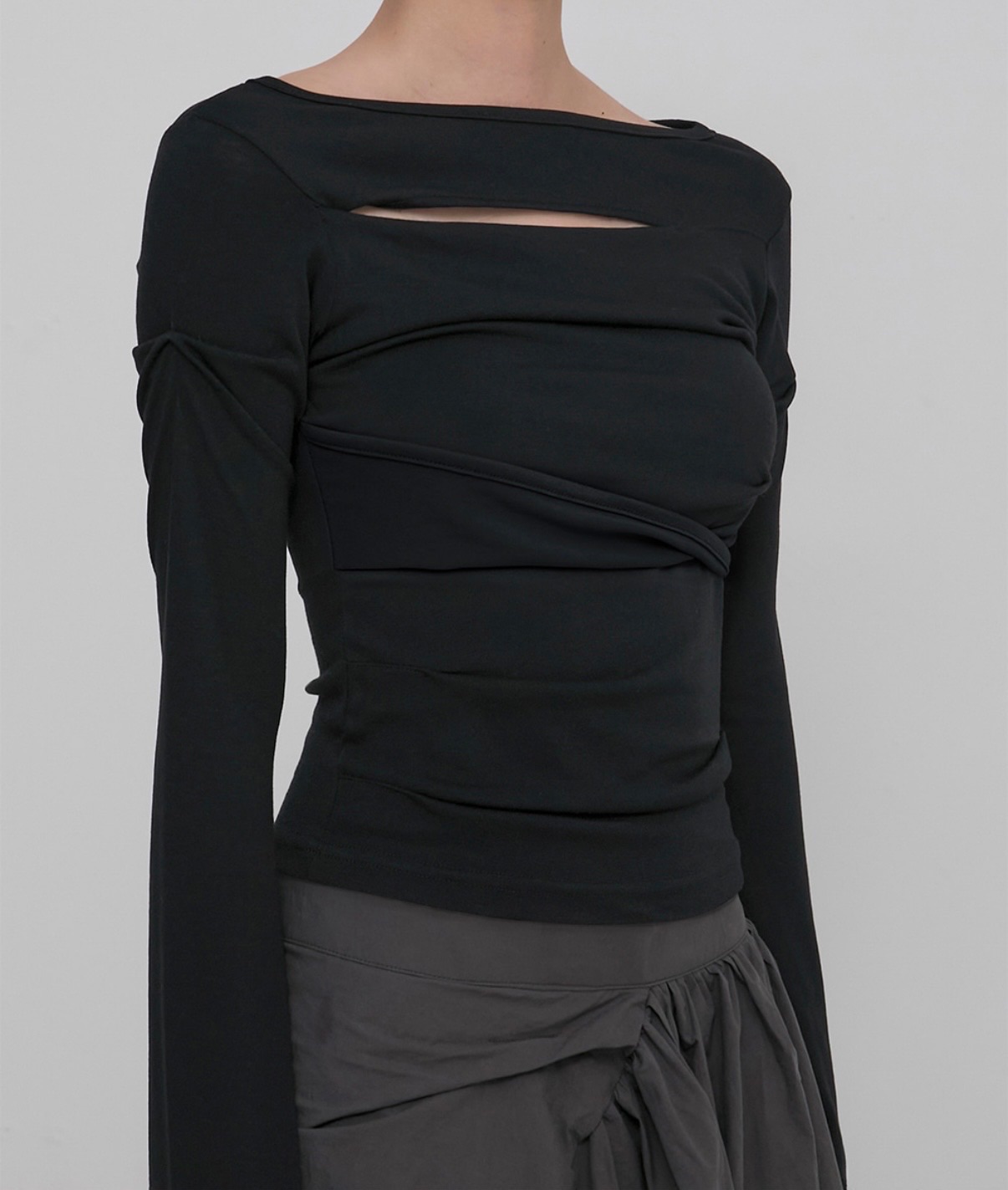 🇰🇷Flareup drape長袖