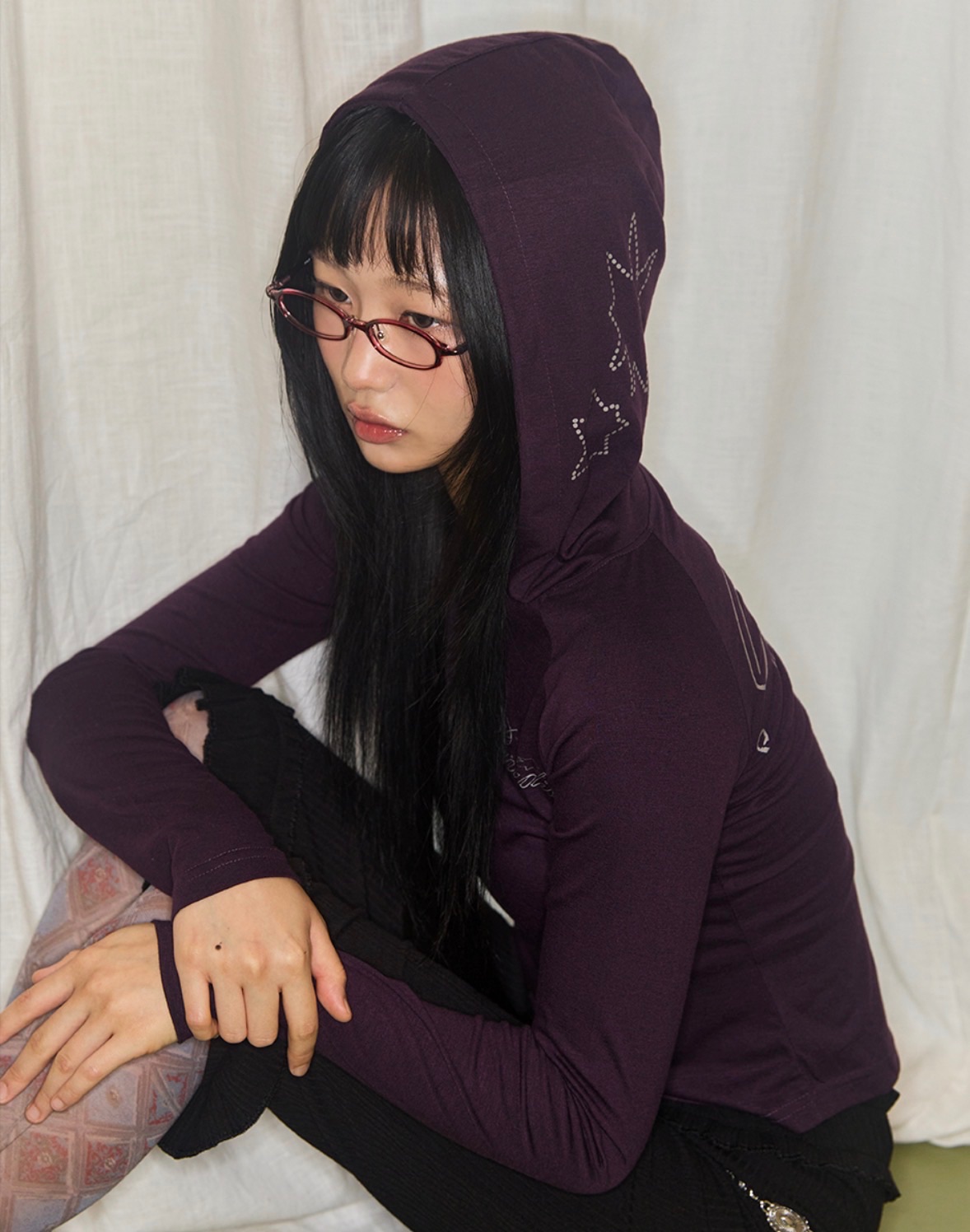 🇰🇷Graver 連帽合身長袖