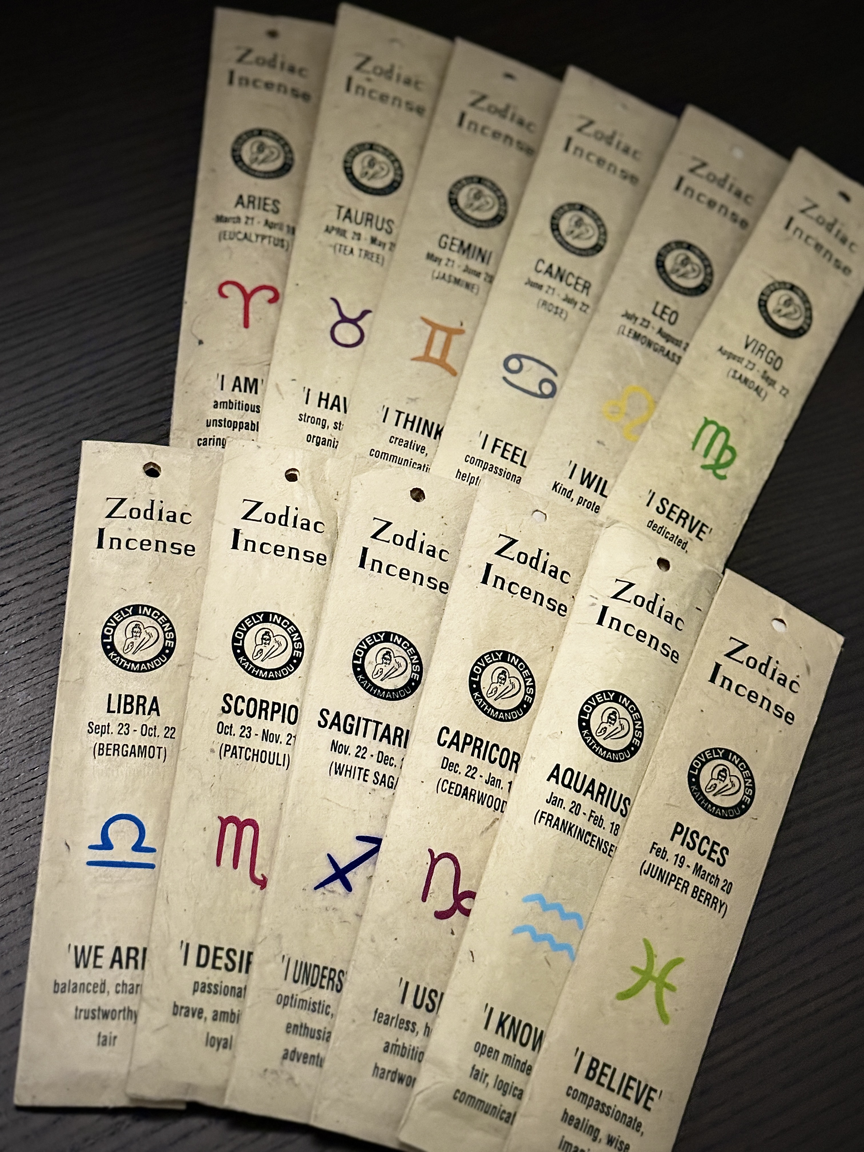 12星座香（花香）Zodiac