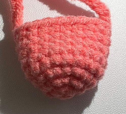 OTO手作坊🐰西瓜紅-小圓包（10~20cm娃）