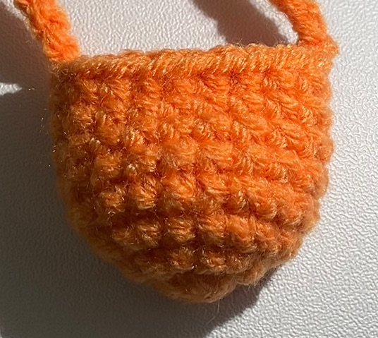 OTO手作坊🐰橘色-小圓包（10~20cm娃）