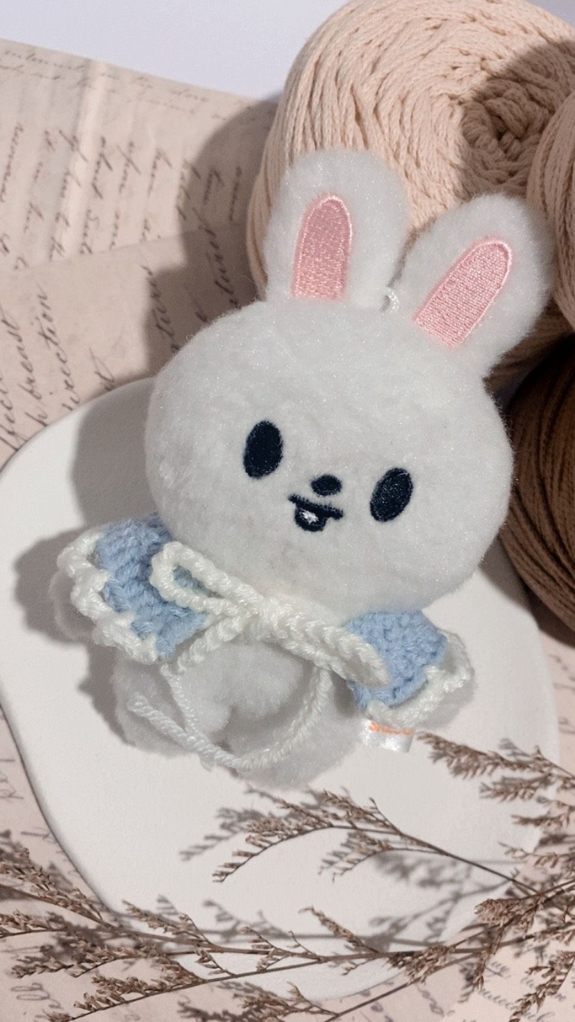 OTO娃哇屋🐰🐱簍空花邊披肩（8~10cmidol娃）