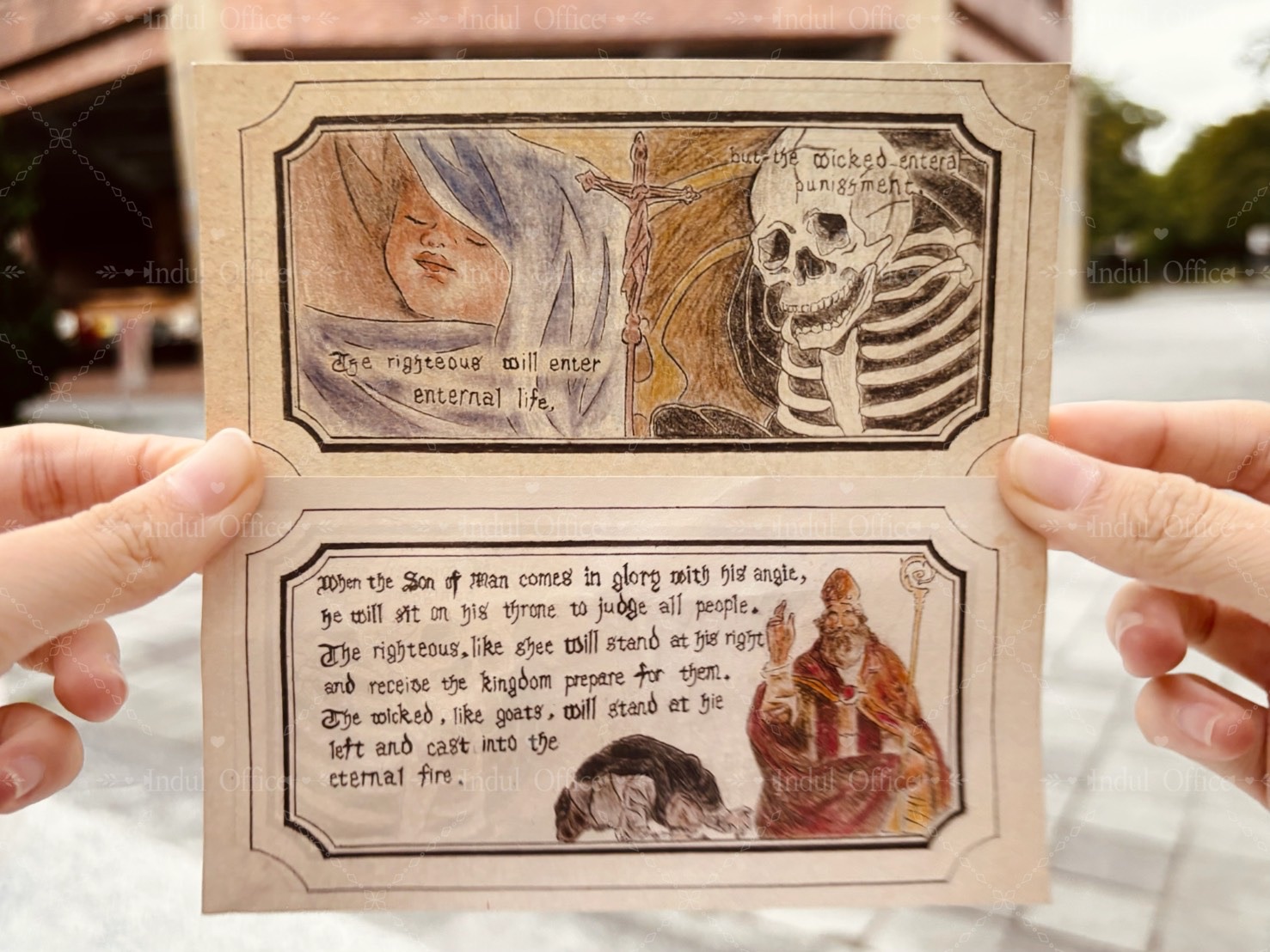 【末世懺悔神器】中世紀修士走心手繪版《新生×死亡》——插圖×秘密短句的贖罪券