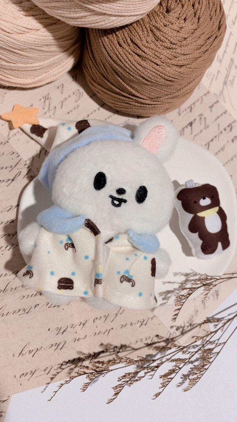 OTO娃哇屋🐰🐱熊熊睡衣（10cm 娃）