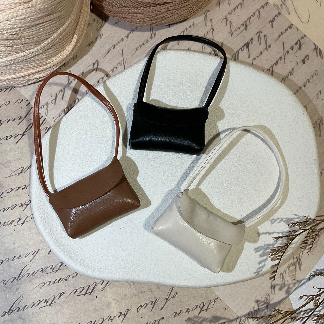 OTO娃哇屋🐰🐱皮革小包（10~17cm娃）