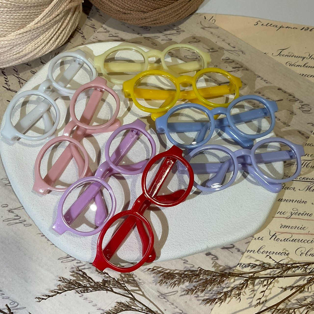 OTO娃哇屋🐰🐱彩色娃用眼鏡（10cm 娃）