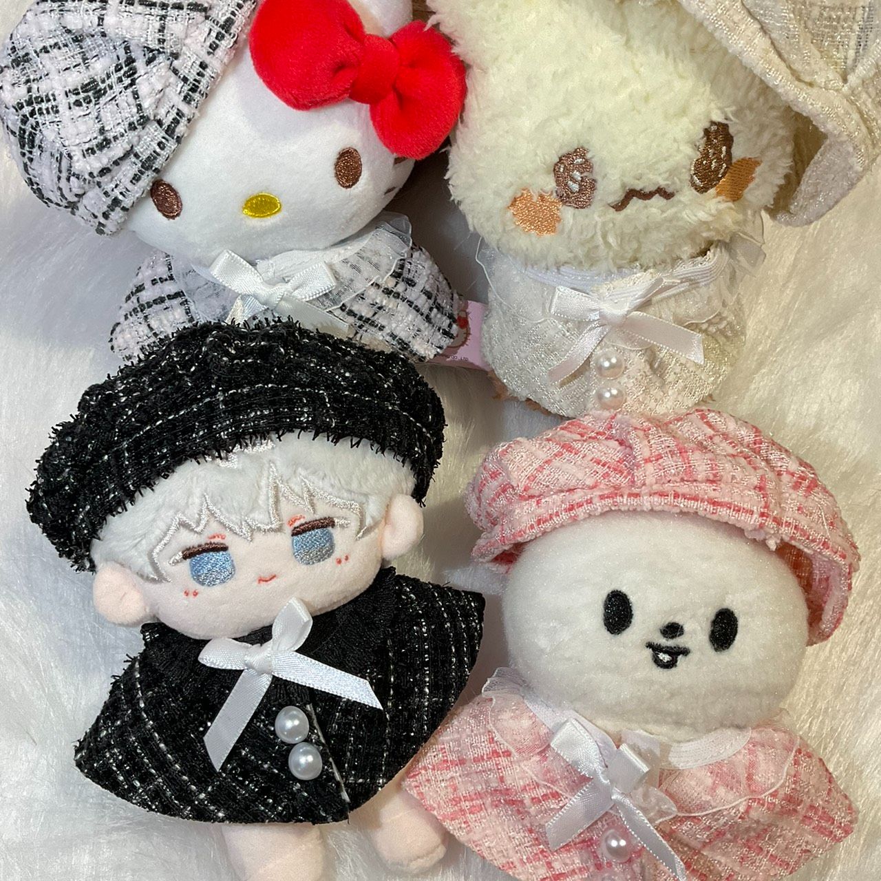 OTO娃哇屋🐰🐱英倫風斗篷（10~13cm娃）