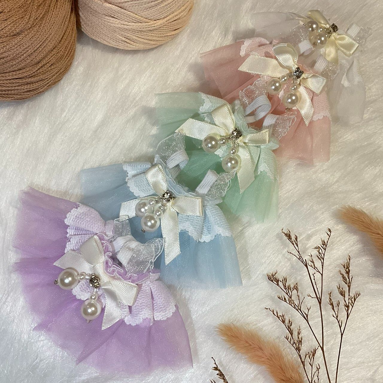 OTO娃哇屋🐰🐱珍珠吊墜公主裙（10~13cm娃）